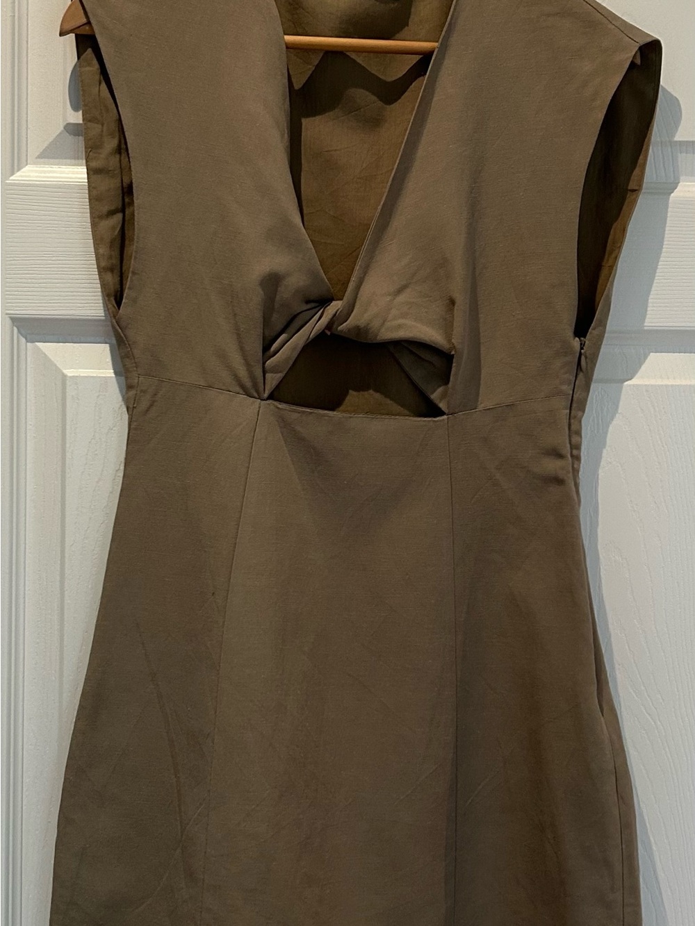 Zara Olive Green Mini Dress